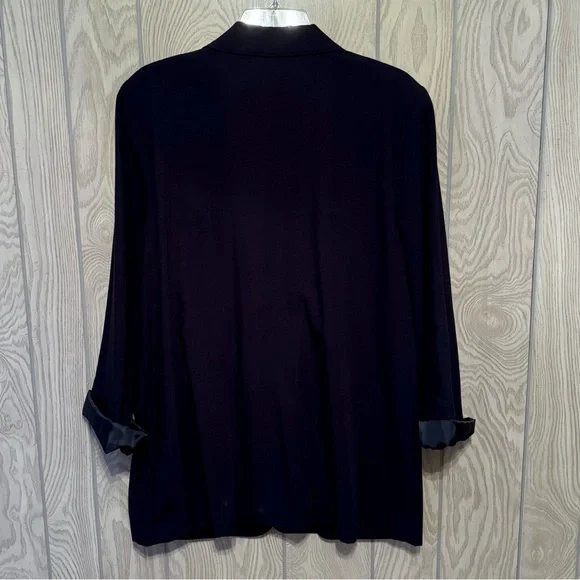 Sag Harbor Women's Size 16 Vintage Blazer Jacket Black - Picture 4 of 4